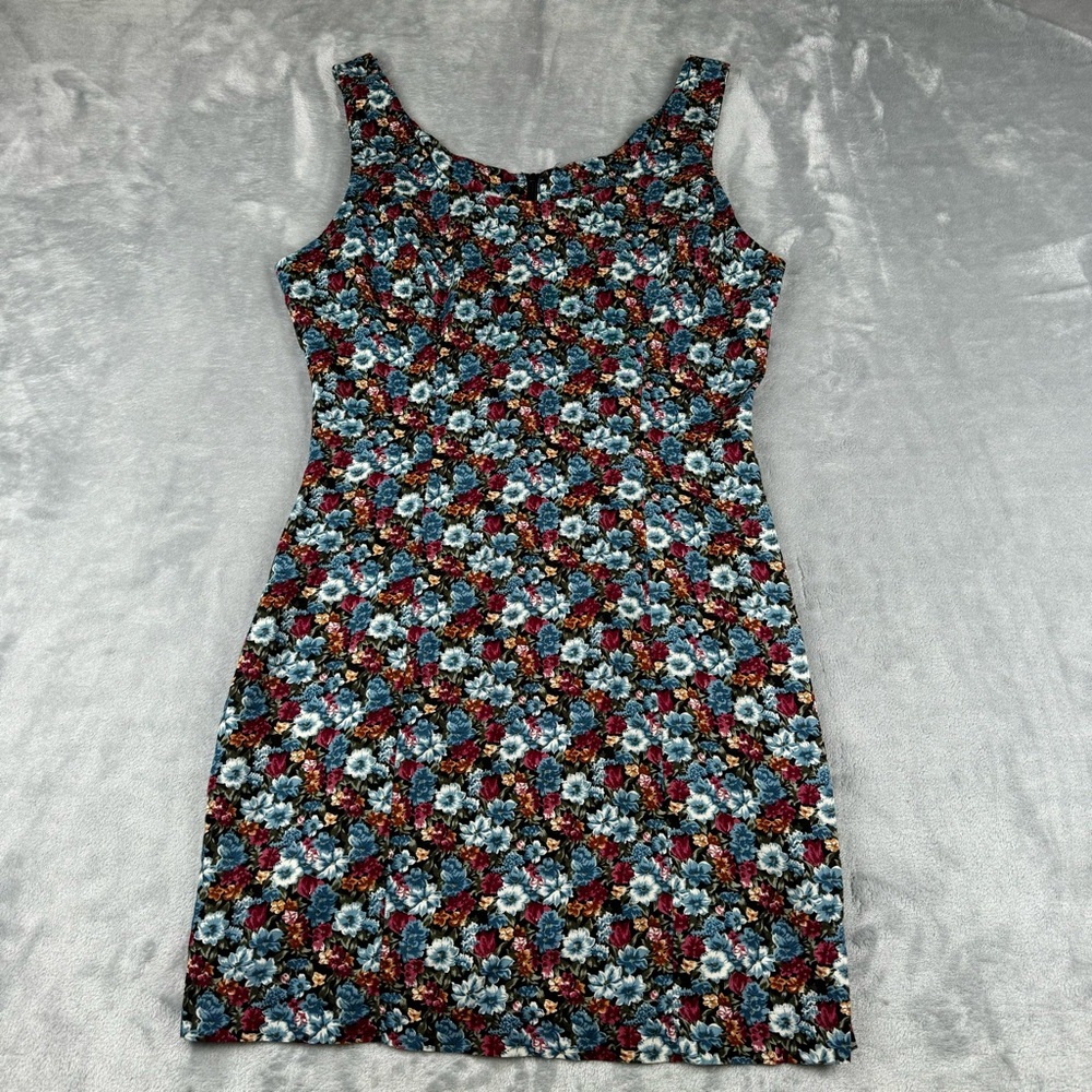 Rampage Dress Womens Sz 9 Mini VINTAGE 90S Y2K Witchy Goth Sleeveless Pencil